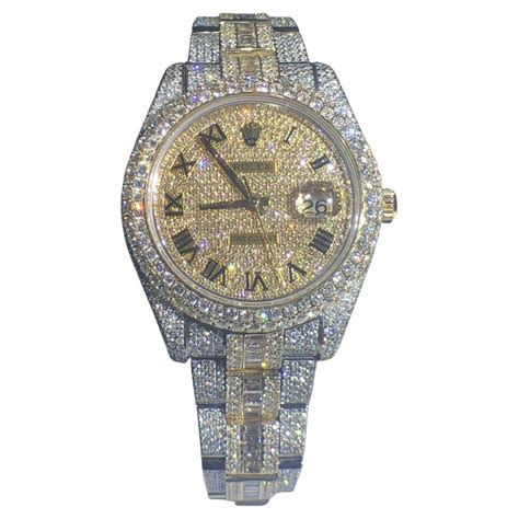 iced out bezel rolex replica|iced out rolex jewelry.